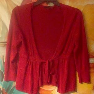 Express quarter length sleeve cardigan